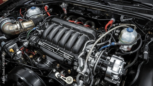 Fototapeta Engine Room Noise, Vibration, and Harshness (NVH) Mitigation