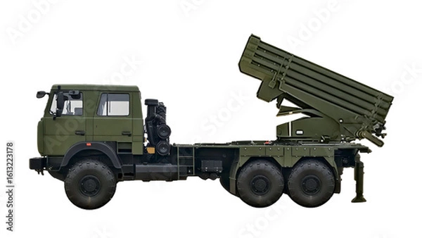 Fototapeta Tornado-G (Belarusian MLRS, with a 122mm launcher from the BM-21 Grad)