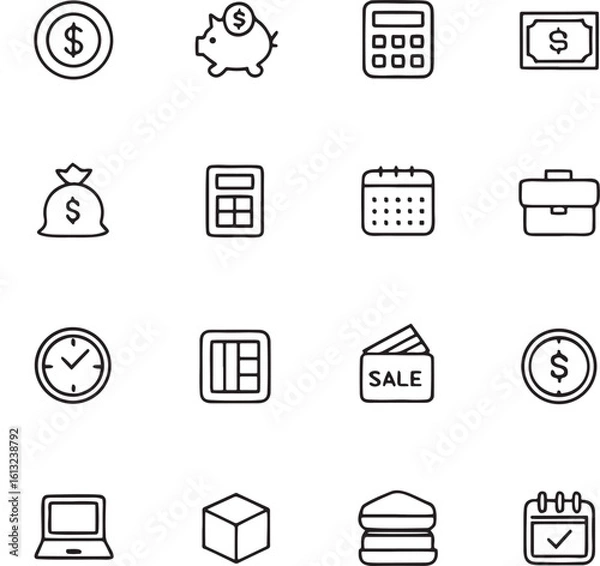 Fototapeta Artistic abstract design featuring a stylized geometric silhouette with vibrant color accents silhouette