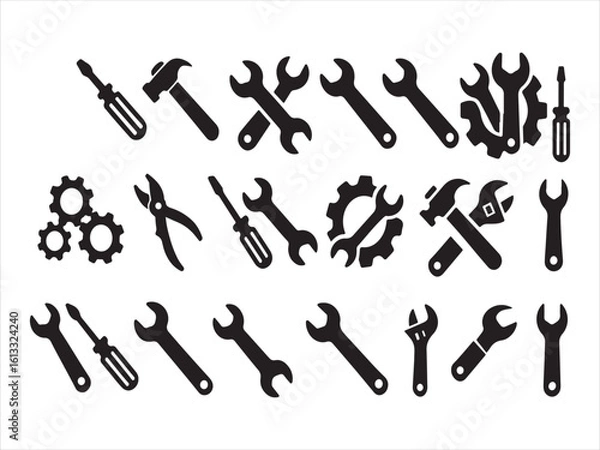 Fototapeta vector set of tools