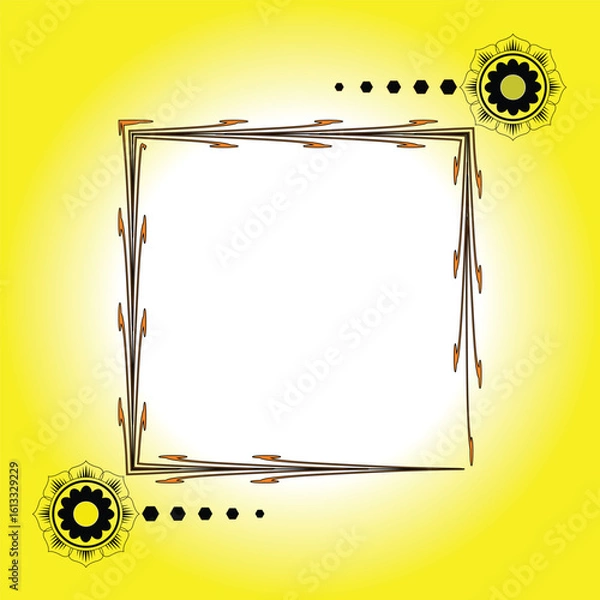 Fototapeta Abstract Black and White Lines for Futuristic Design