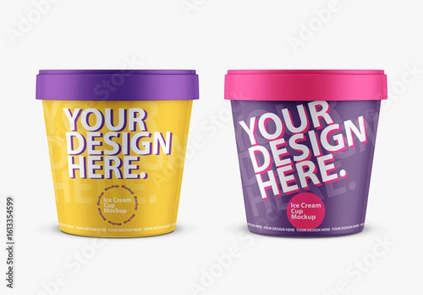 Obraz Ice Cream Cup Mockup
