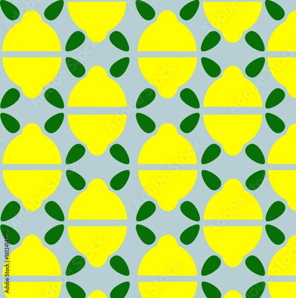 Obraz seamless lemon pastel pattern