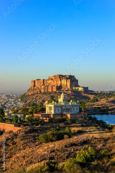 Obraz ジャスワント・ターダとメヘラーンガル城塞