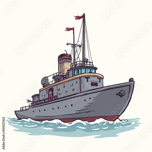 Obraz Battle Ship Very Cool Design