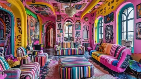 Obraz Vibrant interior design