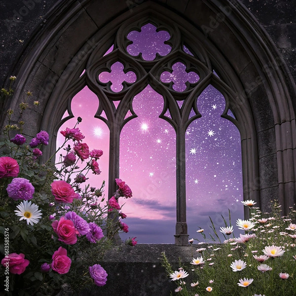 Obraz stained glass window