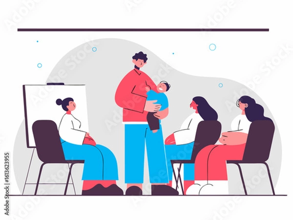 Obraz Courses for pregnant