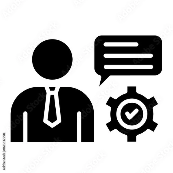 Fototapeta Consultant Icon