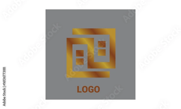 Fototapeta Modern minimal abstract vector.