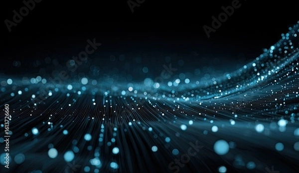 Obraz Abstract digital wave