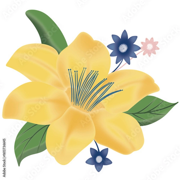 Fototapeta yellow flower