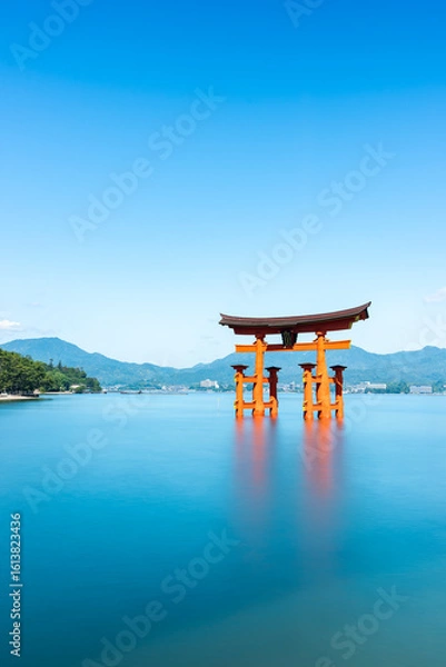 Obraz 世界遺産・日本三景厳島神社大鳥居　広島県廿日市市宮島