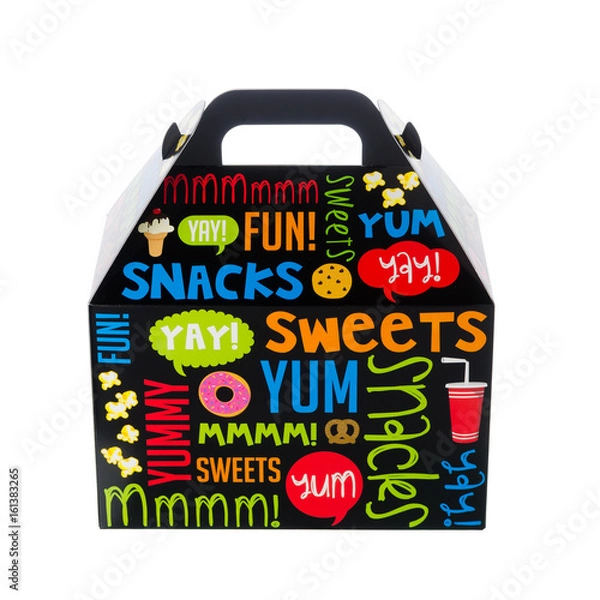 Obraz Gable box isolated on white background