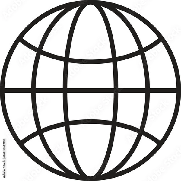 Obraz earth globe vector