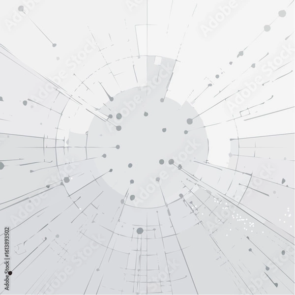 Fototapeta Abstract blue technology background vector illustration with circuit pattern design for web and data