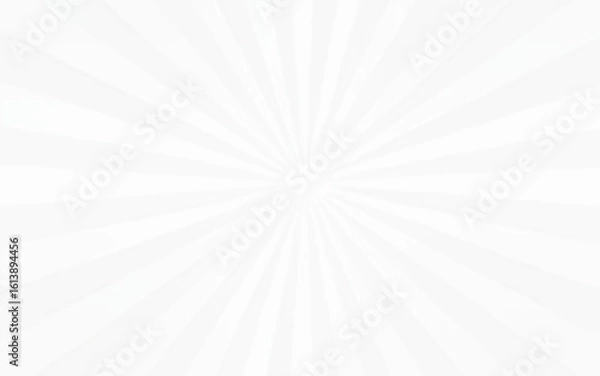 Fototapeta sunburst pattern white and gray vintage design, vintage sun rays with swirl line illustration, comic burst gradient background vector style,