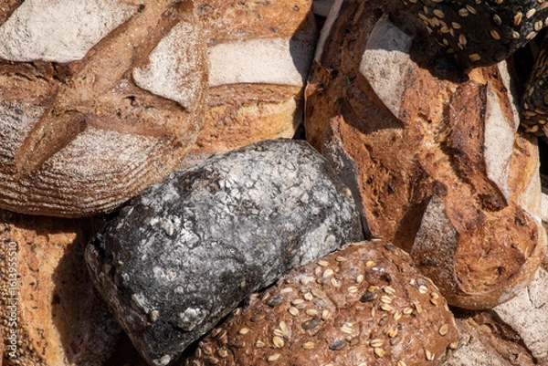 Fototapeta close up of bread