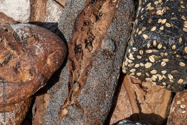 Fototapeta close up of bread