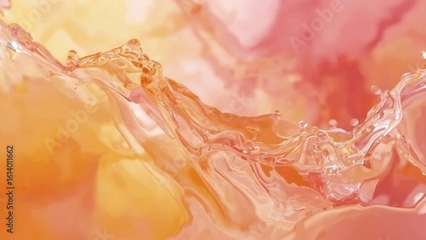 Obraz abstract watercolor mango background