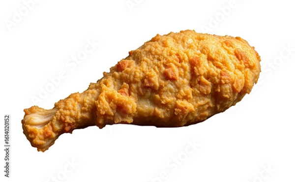 Obraz chicken drumstick  isolated on a white, transparent background