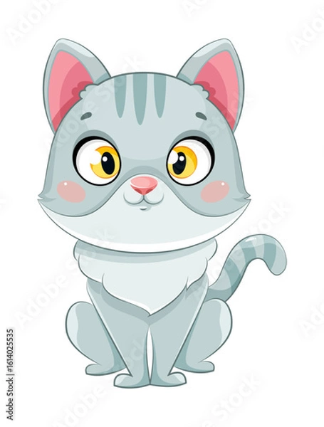Obraz cartoon cute cat