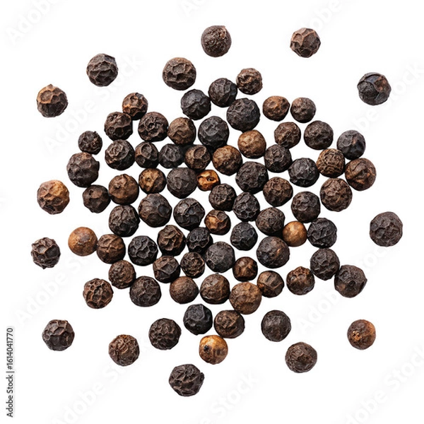 Fototapeta black peppercorns png raw peppercorn spice png culinary seasoning granules png cooking ingredient isolate png transparent background image