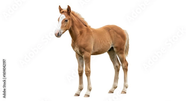 Obraz Isolated Foal