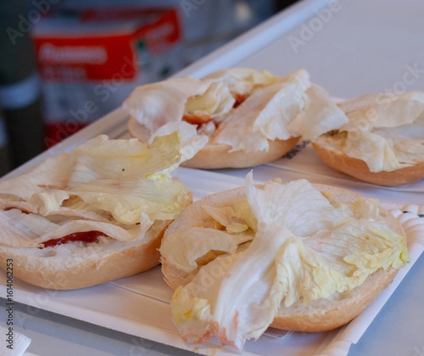 Obraz Kotlette Semmeln warten auf Ihre Zubereitung