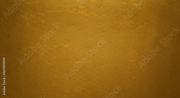 Fototapeta Elegant gold foil texture background with a warm metallic sheen and vignette detail.