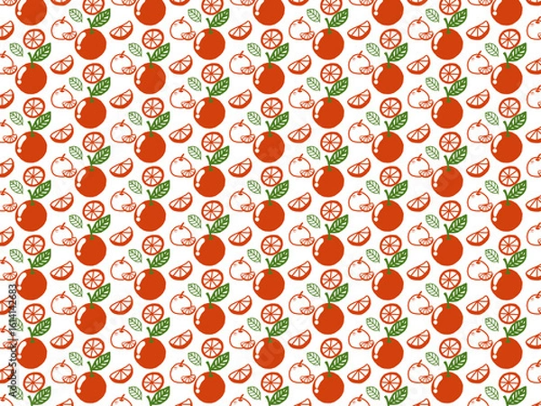 Obraz pattern with orange 