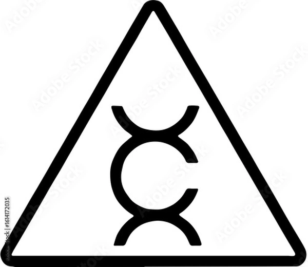 Obraz Carcinogen Warning Sign