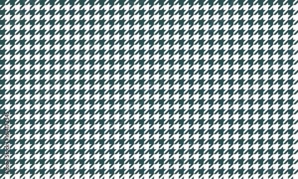 Obraz Houndstooth Pattern Design in Light Green, Dark and Teal