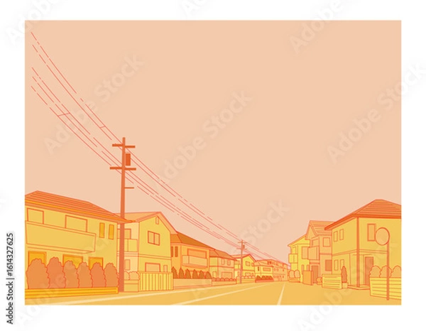 Obraz 日本の住宅街
