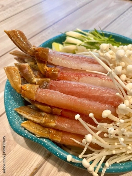 Obraz かにしゃぶの材料2