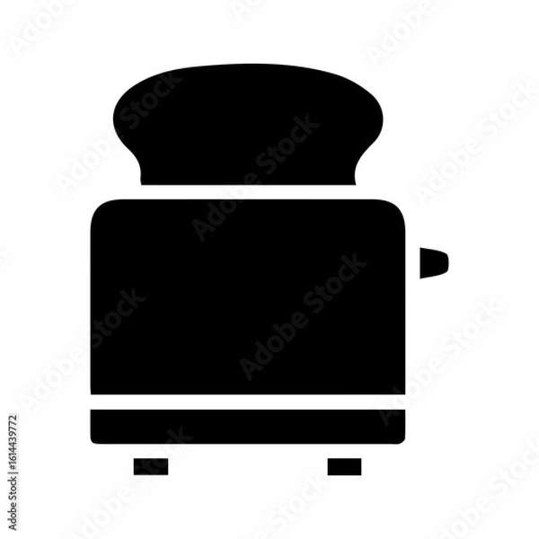 Fototapeta toaster glyph icon