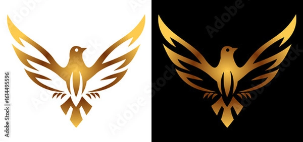 Obraz golden laurel wreath