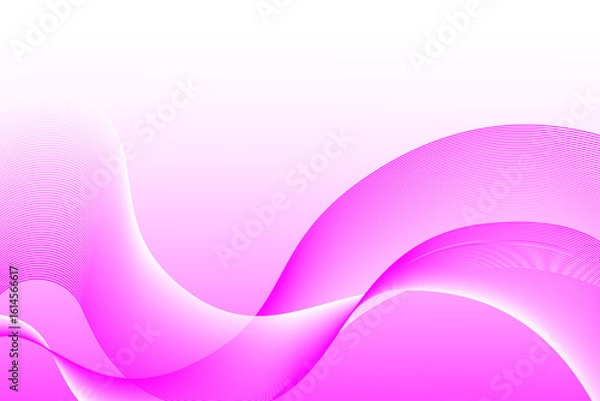 Fototapeta ピンクの波形ライン　アブストラクト背景02