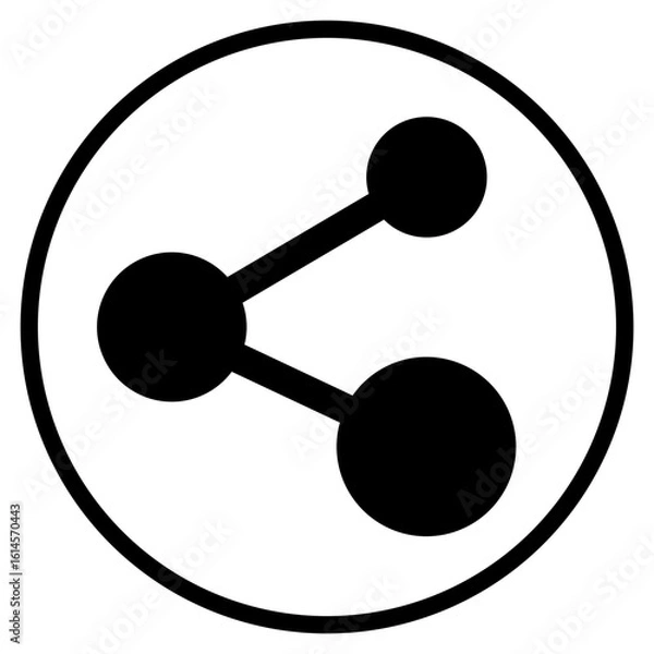 Obraz share glyph icon