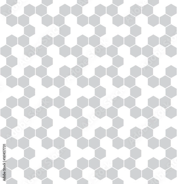 Fototapeta vector geometric hexagon seamless pattern background