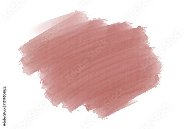 Fototapeta Red Brush Stroke Texture – Bold Artistic Paint on Transparent Background