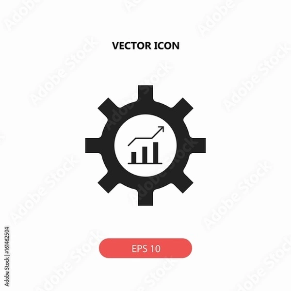 Fototapeta productivity vector icon