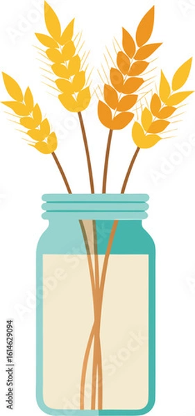 Obraz wheat ears and wheat