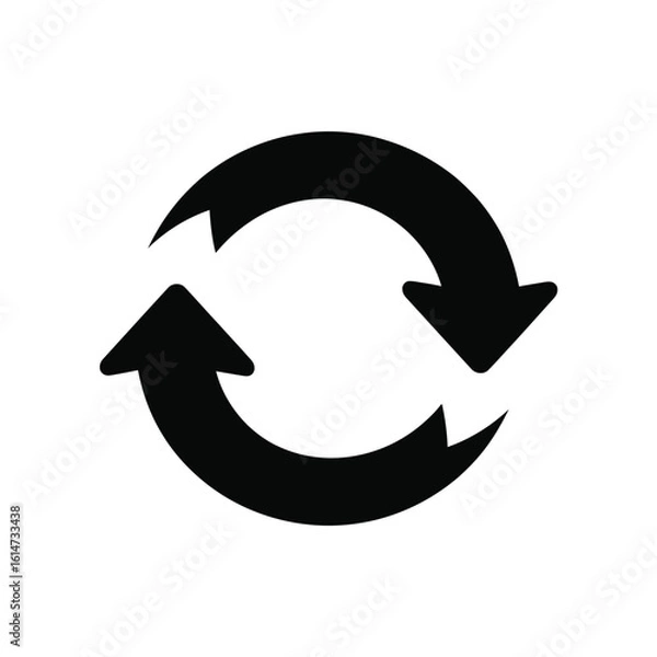 Obraz Circular Arrows Symbolizing Refresh Reload Recycle or Repeat Process