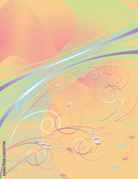 Obraz Abstract orange background