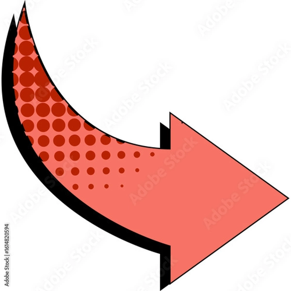 Obraz Comic Arrow Pop Art