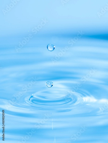 Obraz 美しい水滴のアクションショット