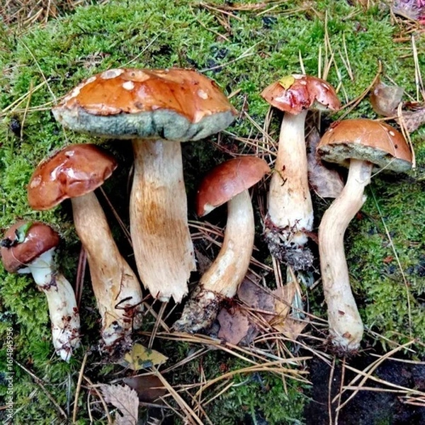 Fototapeta mushrooms in the forest