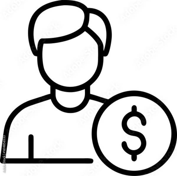 Fototapeta Online Buyer Consumer – E-commerce Shopping & Digital Purchase Process

