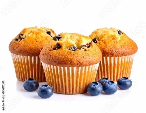 Obraz Mini Blueberry Muffin Trio
